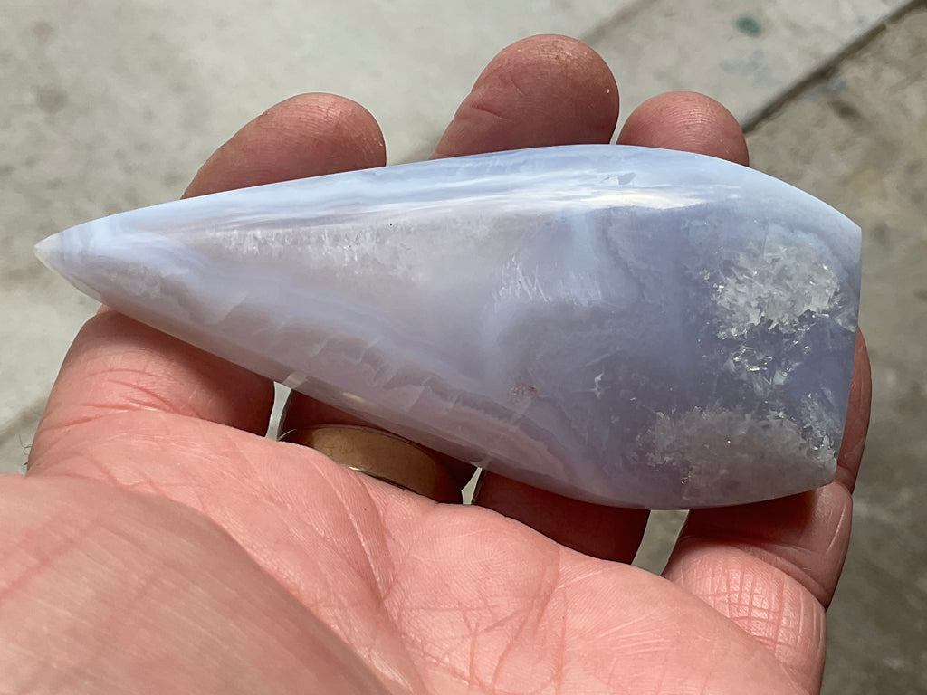 96g Blue Lace Agate Freeform 3A