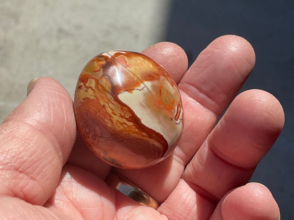 45g Polychrome Jasper Palmstone 3D