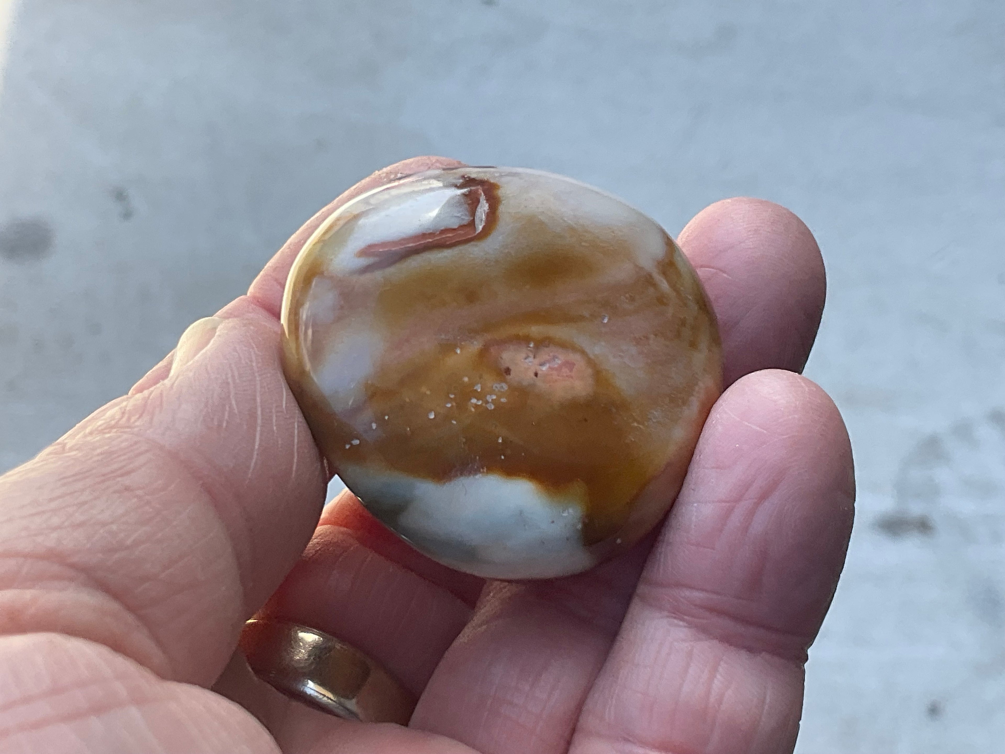 54g Polychrome Jasper Palmstone 5B