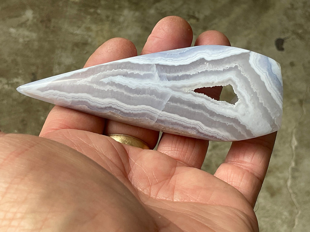 106g Blue Lace Agate Freeform 3C