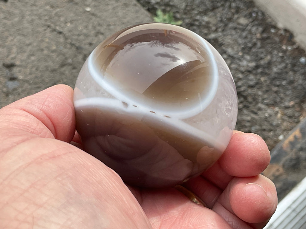 296g Amethyst Agate Sphere B