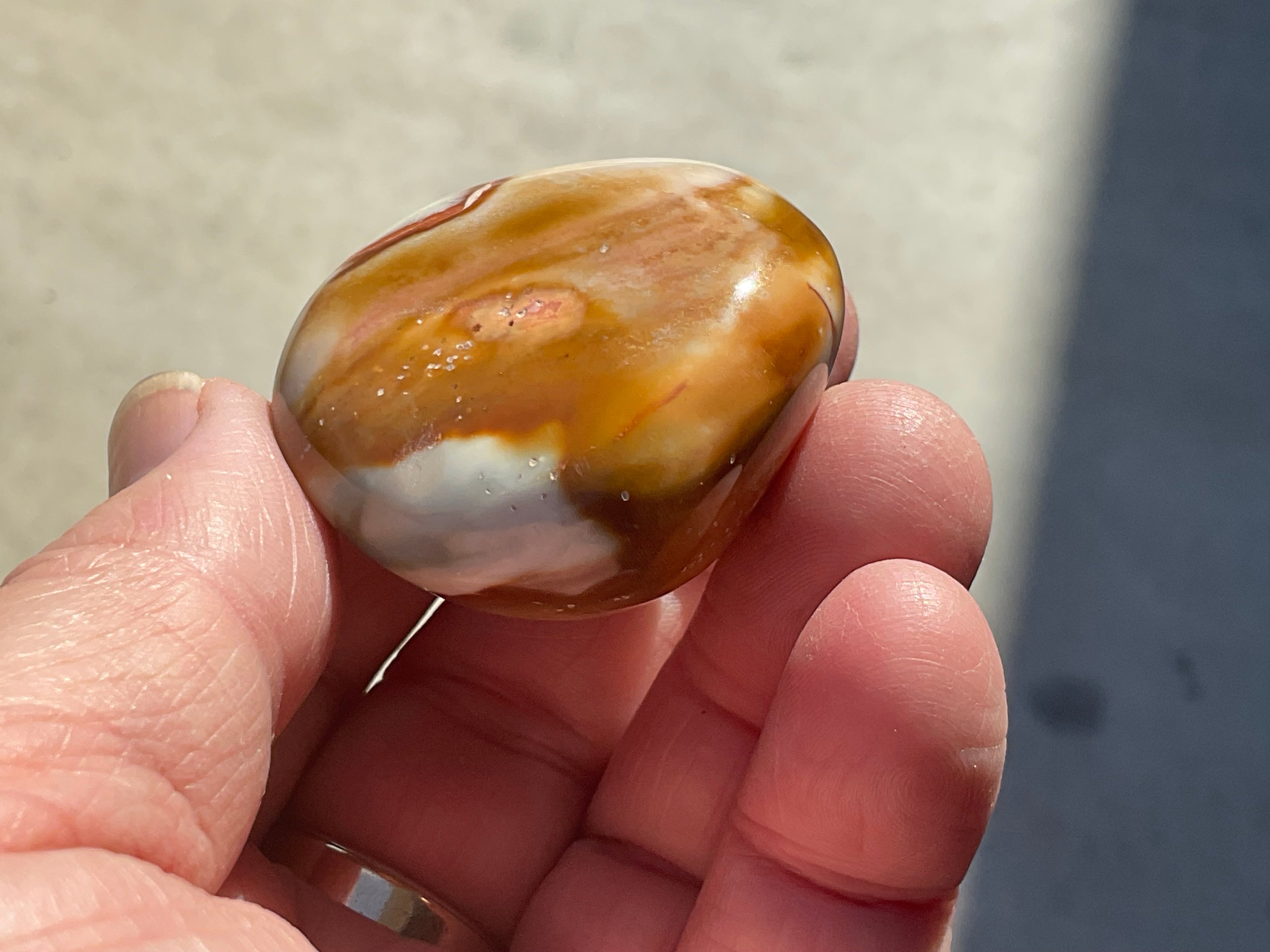 54g Polychrome Jasper Palmstone 5B