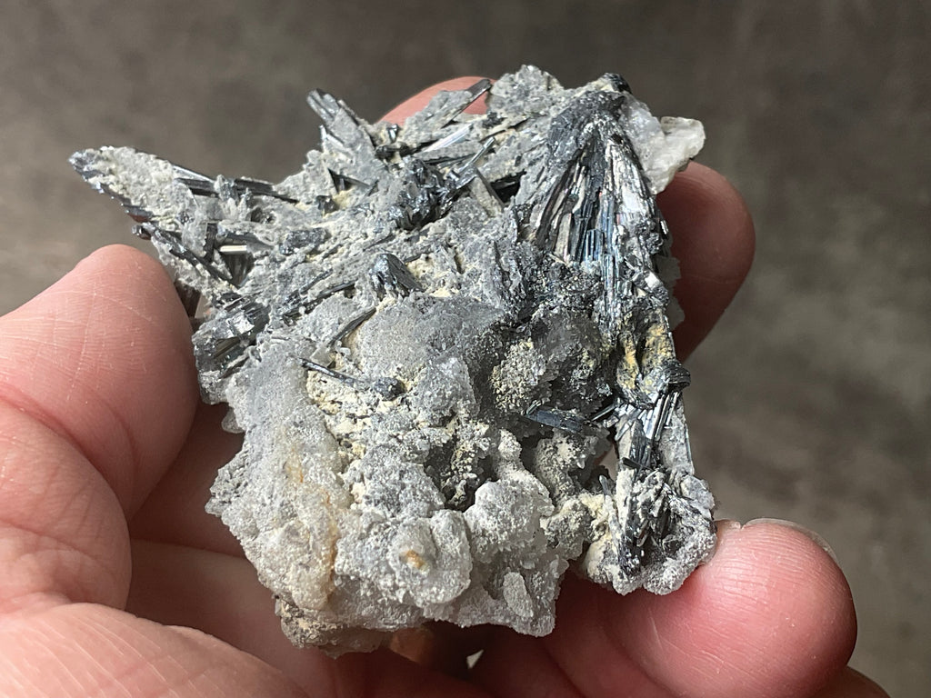 74g Stibnite in Quartz Specimen 1A