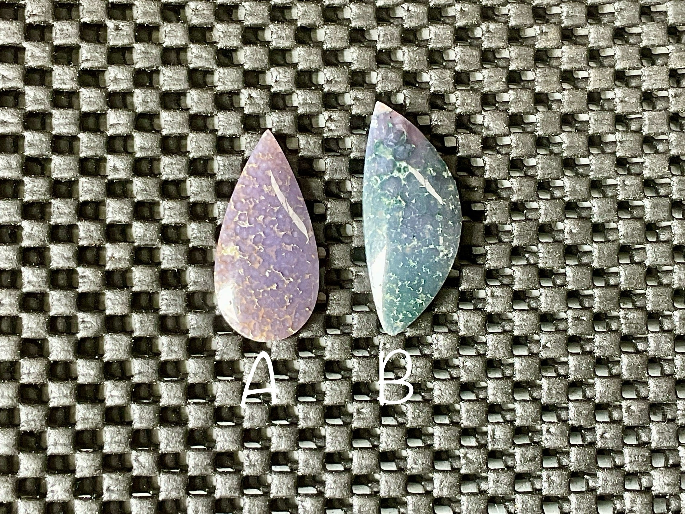 Grape Agate Cabochon Group 1