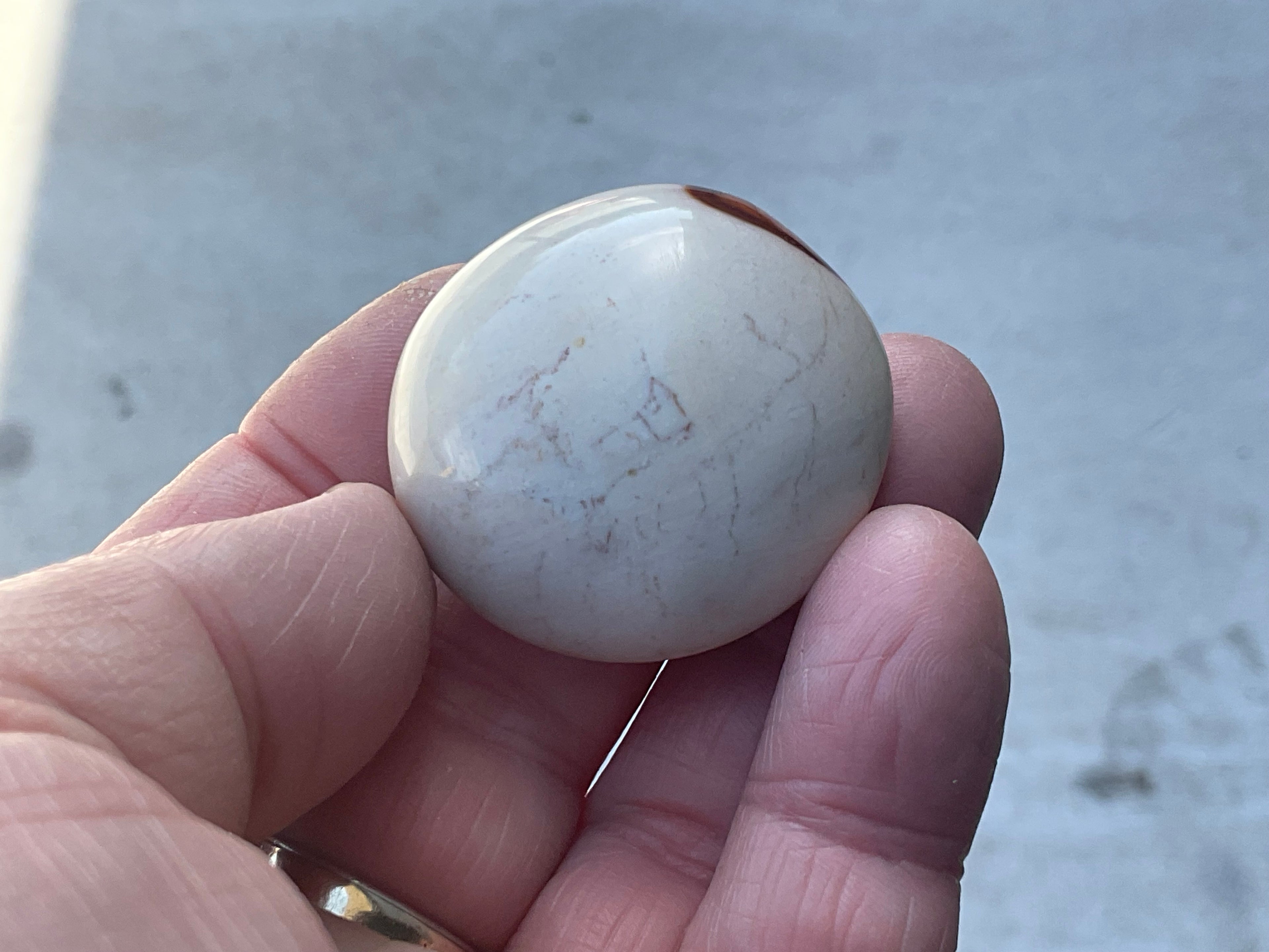 35g Polychrome Jasper Palmstone 6D