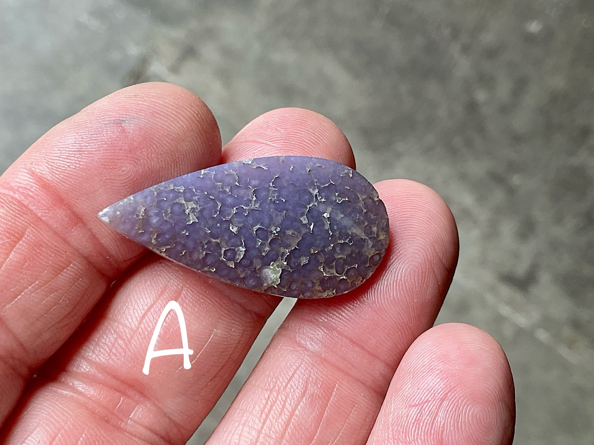 Grape Agate Cabochon Group 1
