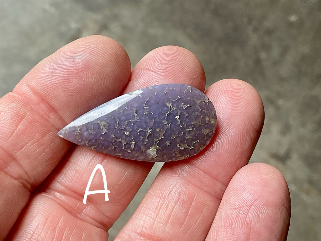 Grape Agate Cabochon Group 1