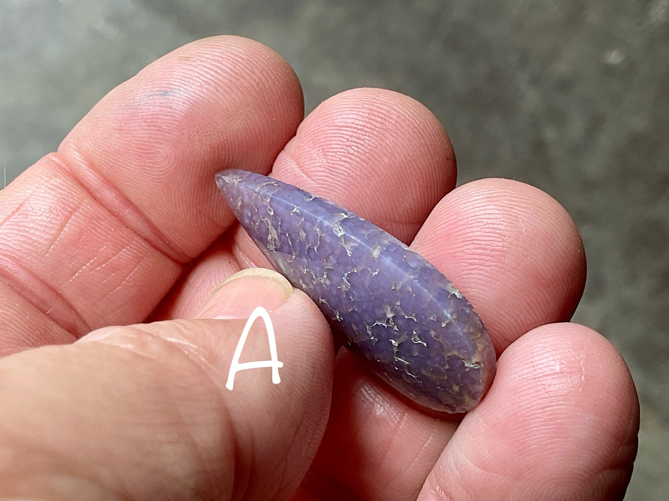 Grape Agate Cabochon Group 1