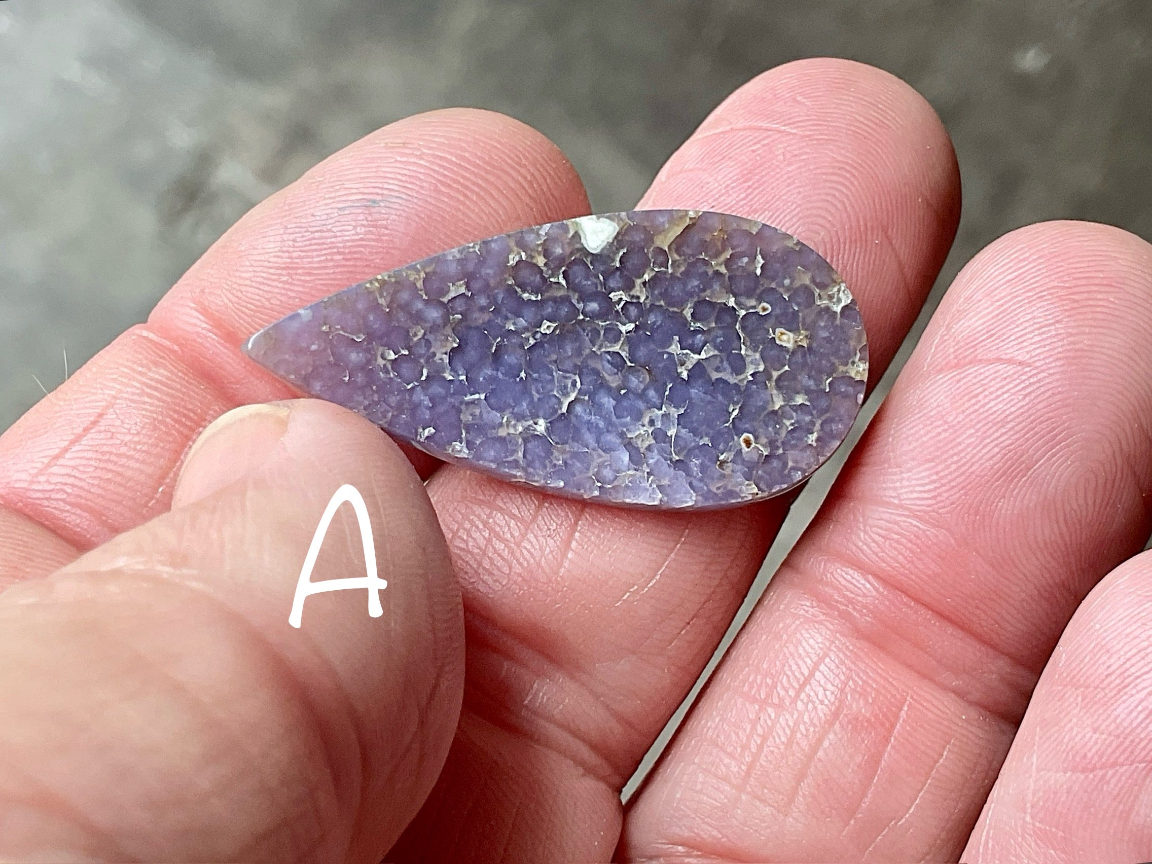 Grape Agate Cabochon Group 1