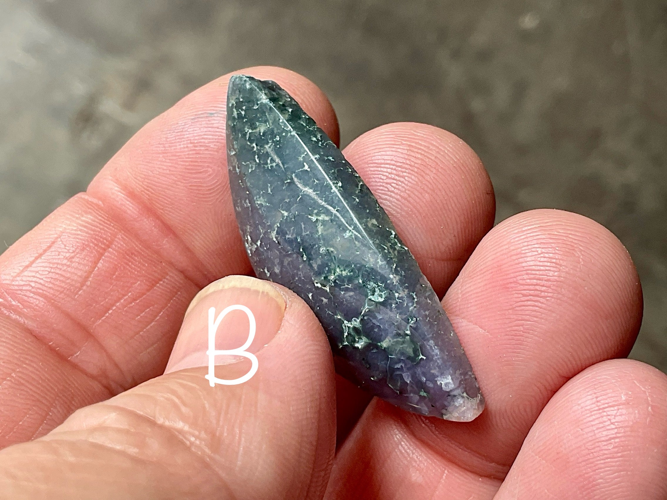 Grape Agate Cabochon Group 1