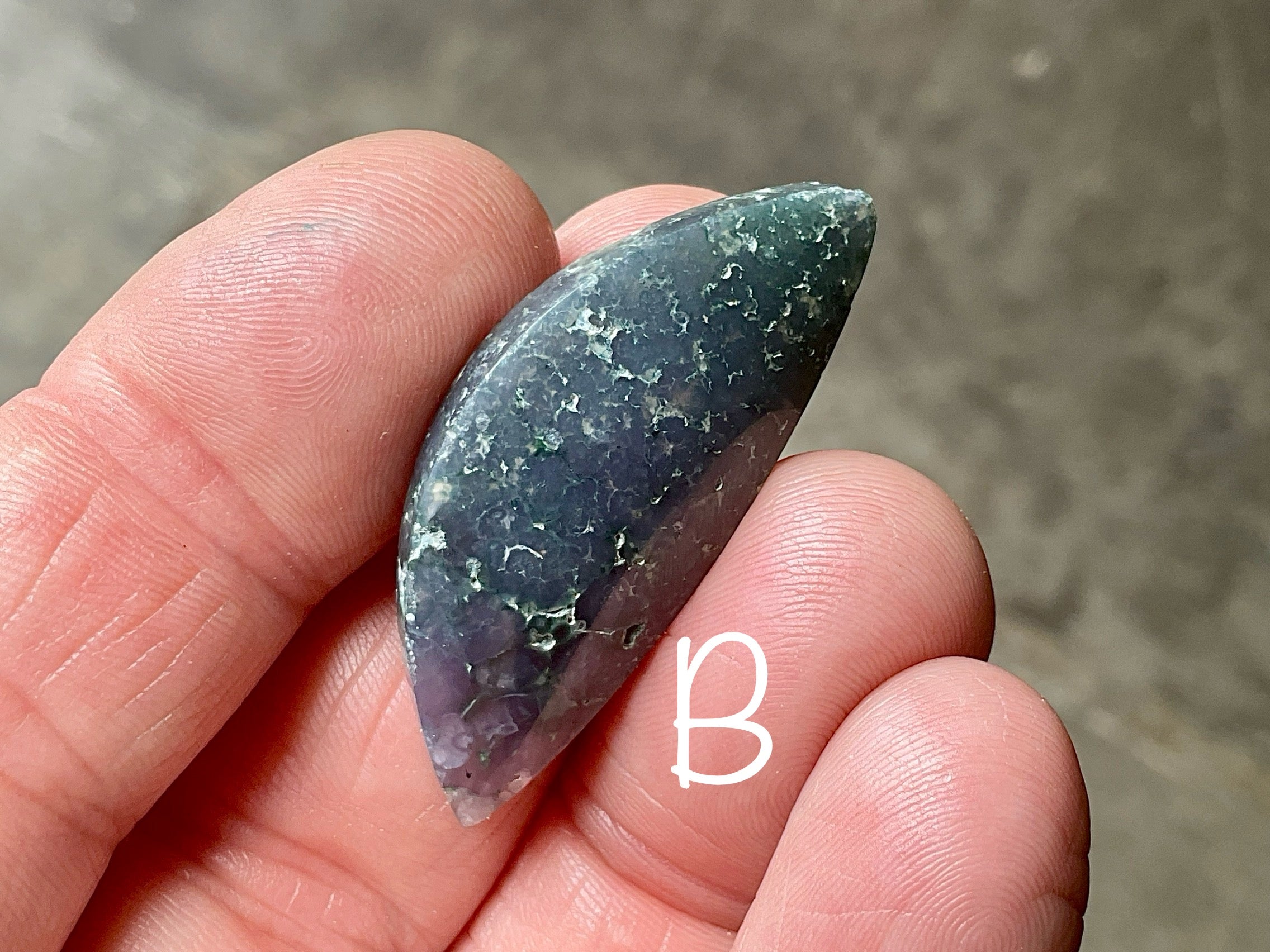 Grape Agate Cabochon Group 1