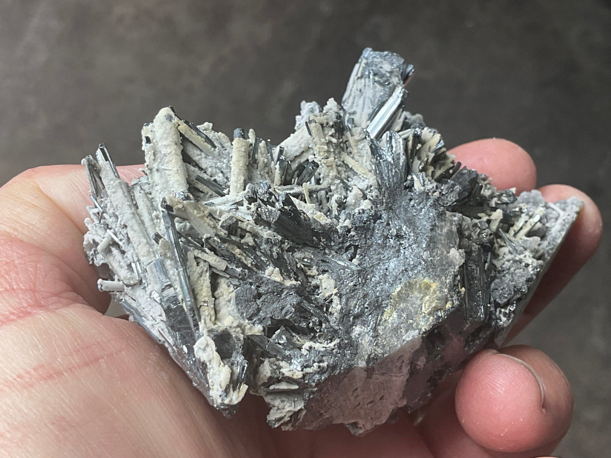 200g Stibnite in Quartz Specimen 1B