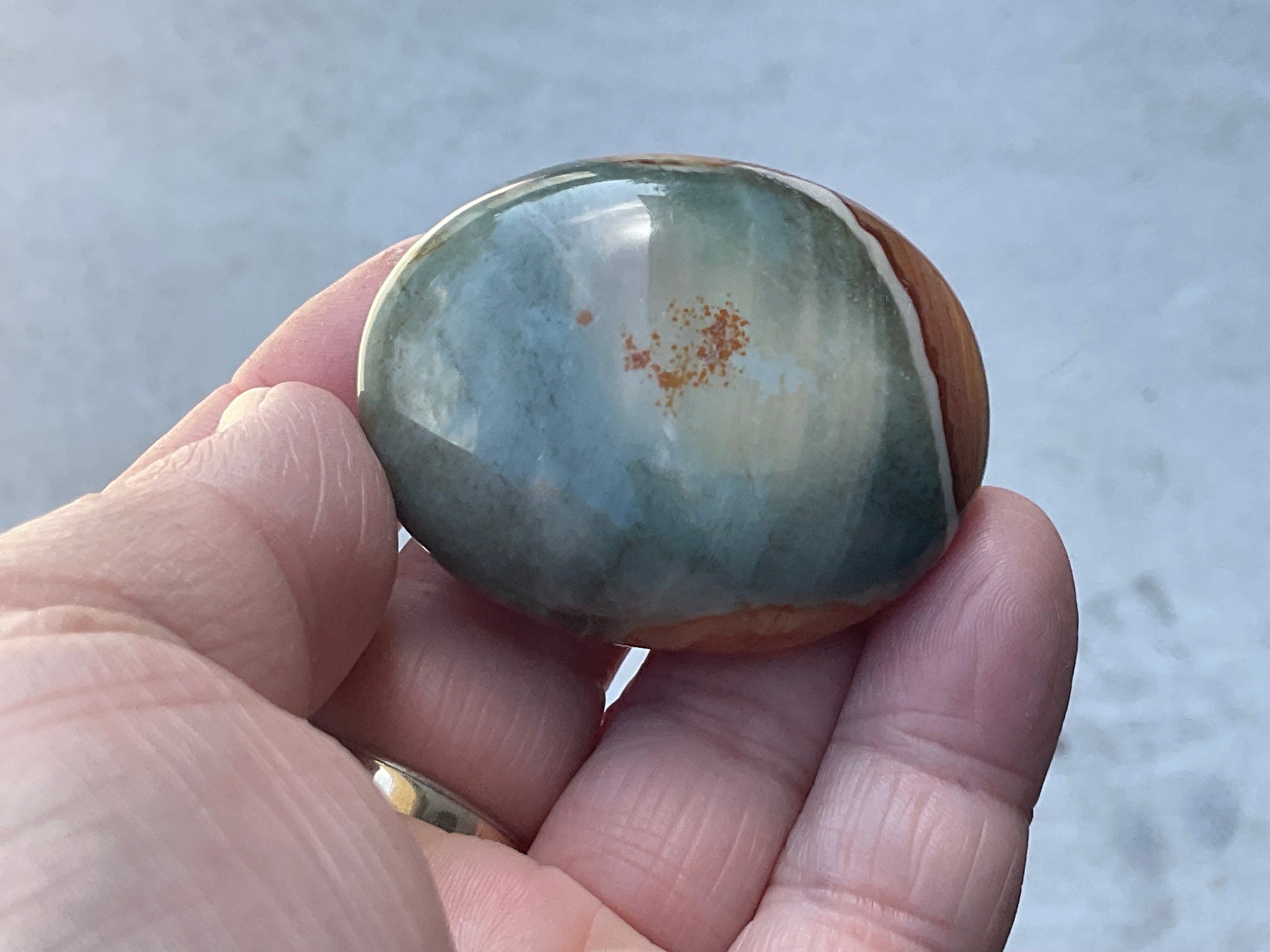 59g Polychrome Jasper Palmstone 7C