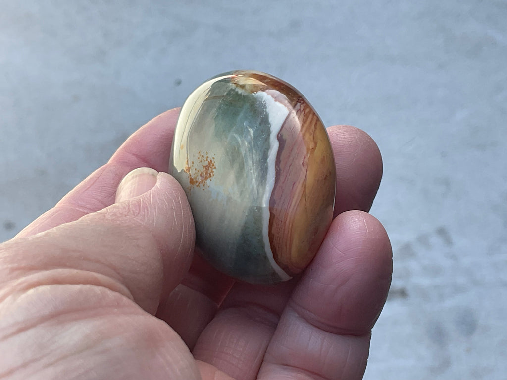59g Polychrome Jasper Palmstone 7C