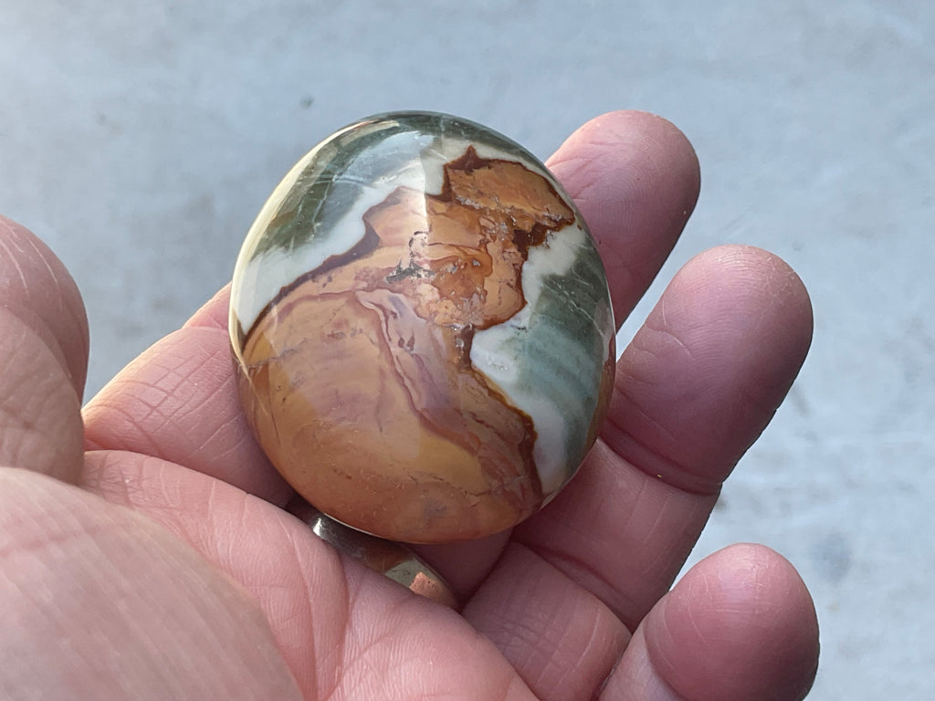 59g Polychrome Jasper Palmstone 7C