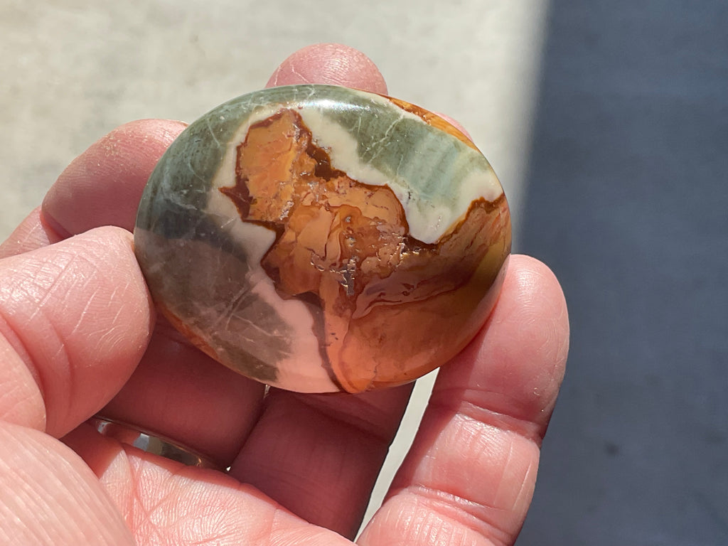 59g Polychrome Jasper Palmstone 7C