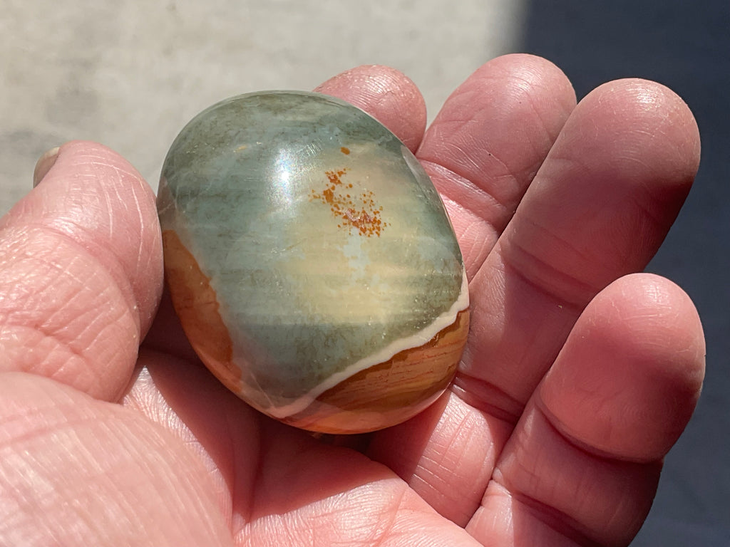 59g Polychrome Jasper Palmstone 7C