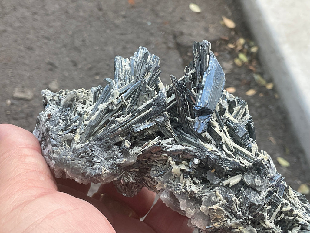 352g Stibnite in Quartz Specimen 2A