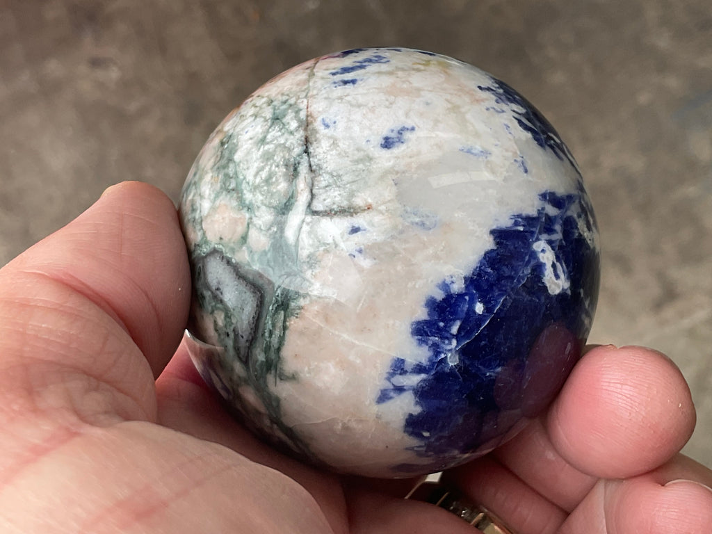 242g Sodalite Sphere A