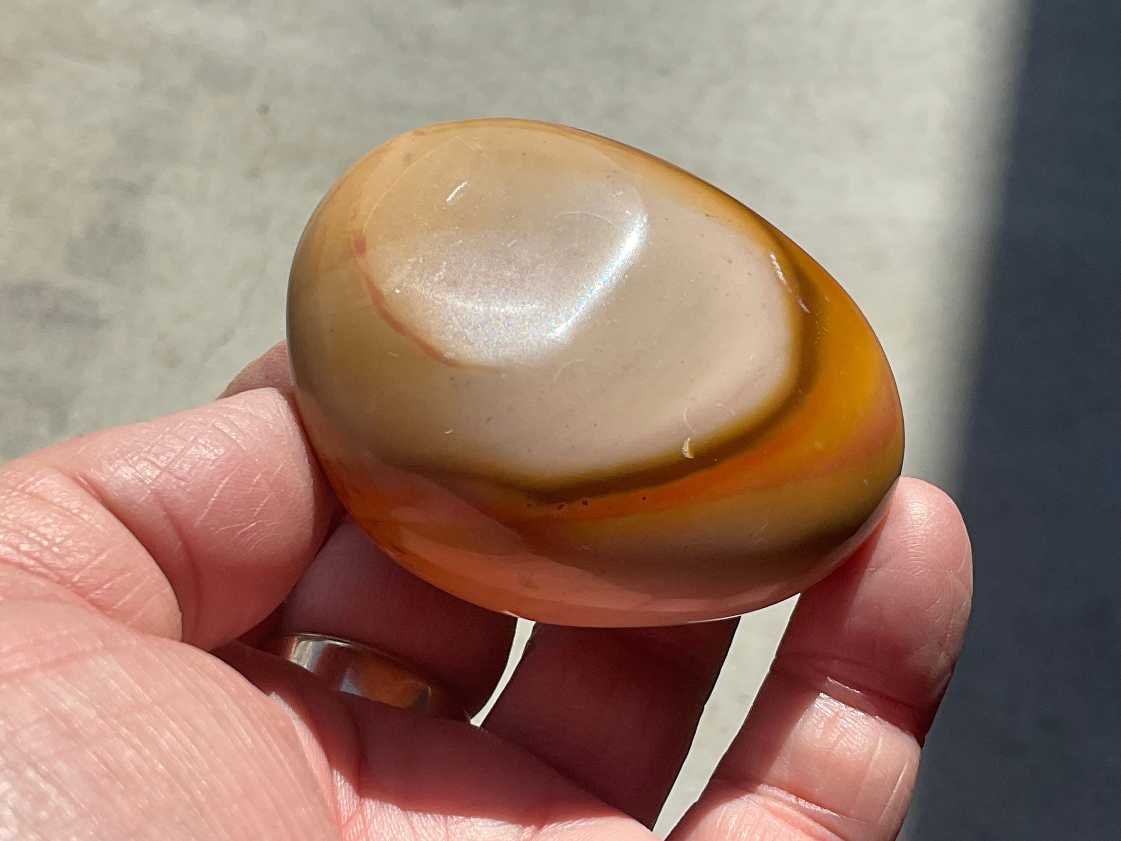 137g Polychrome Jasper Palmstone 4