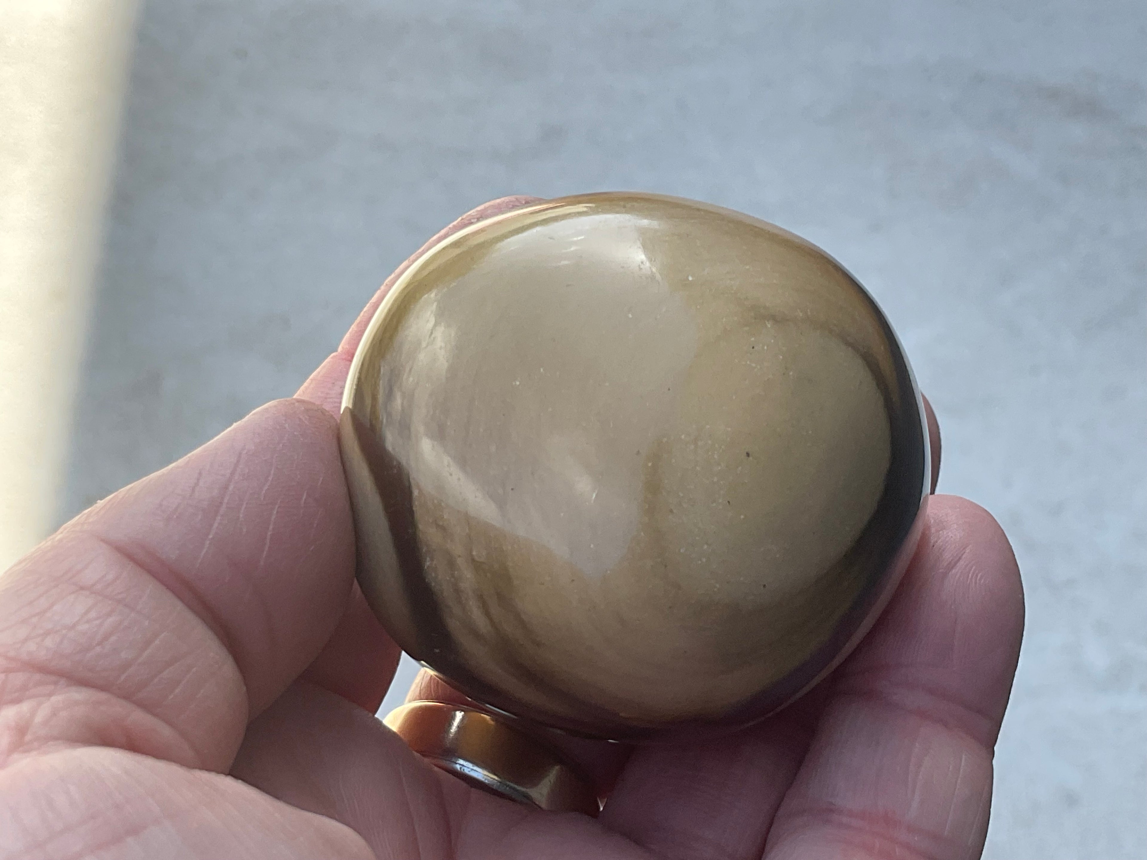 163g Polychrome Jasper Palmstone 9