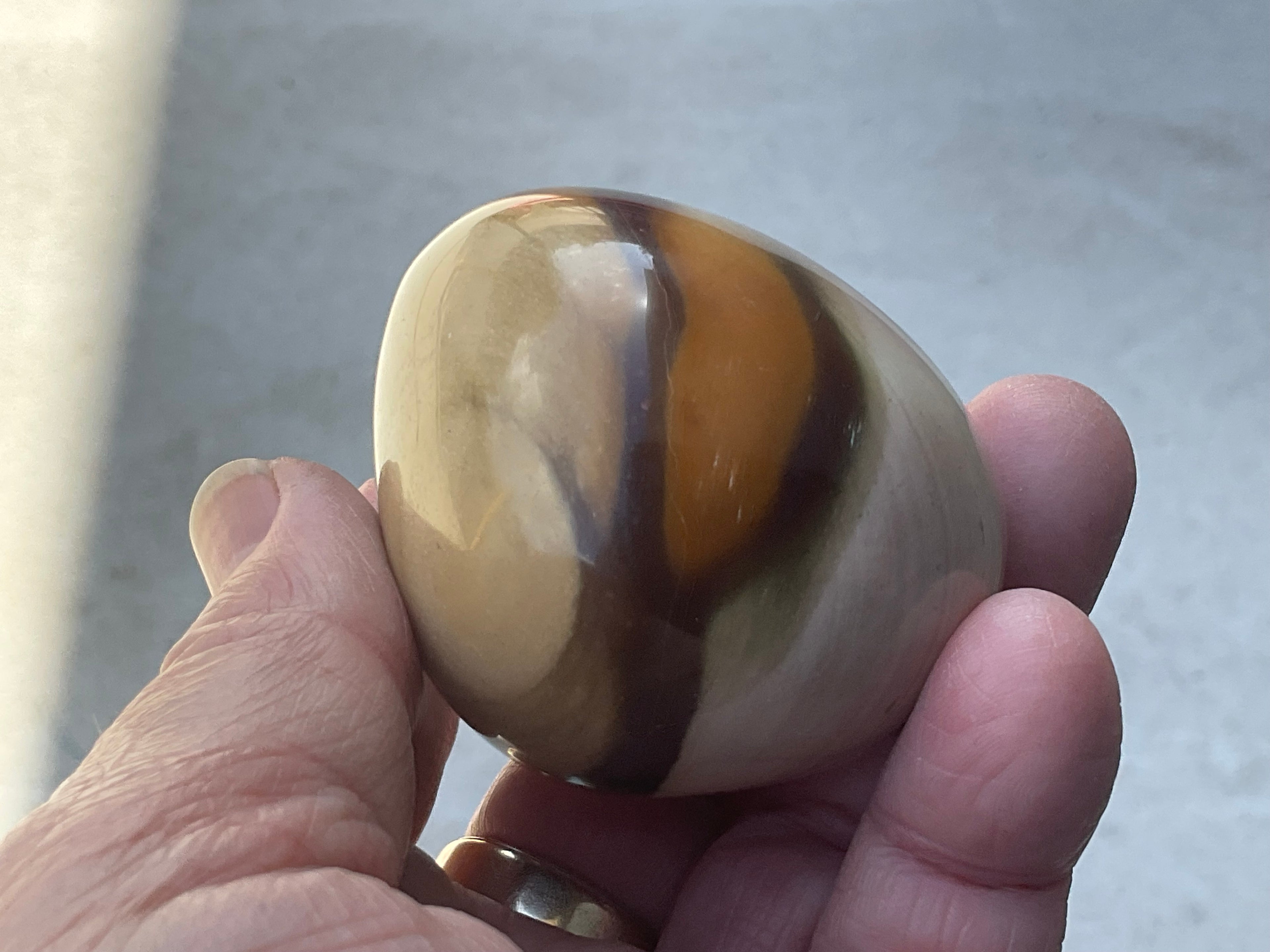 163g Polychrome Jasper Palmstone 9