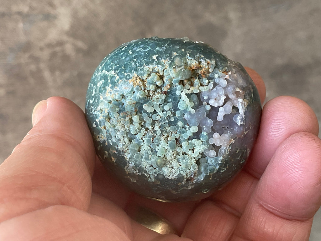 126g Grape Agate Sphere 1A