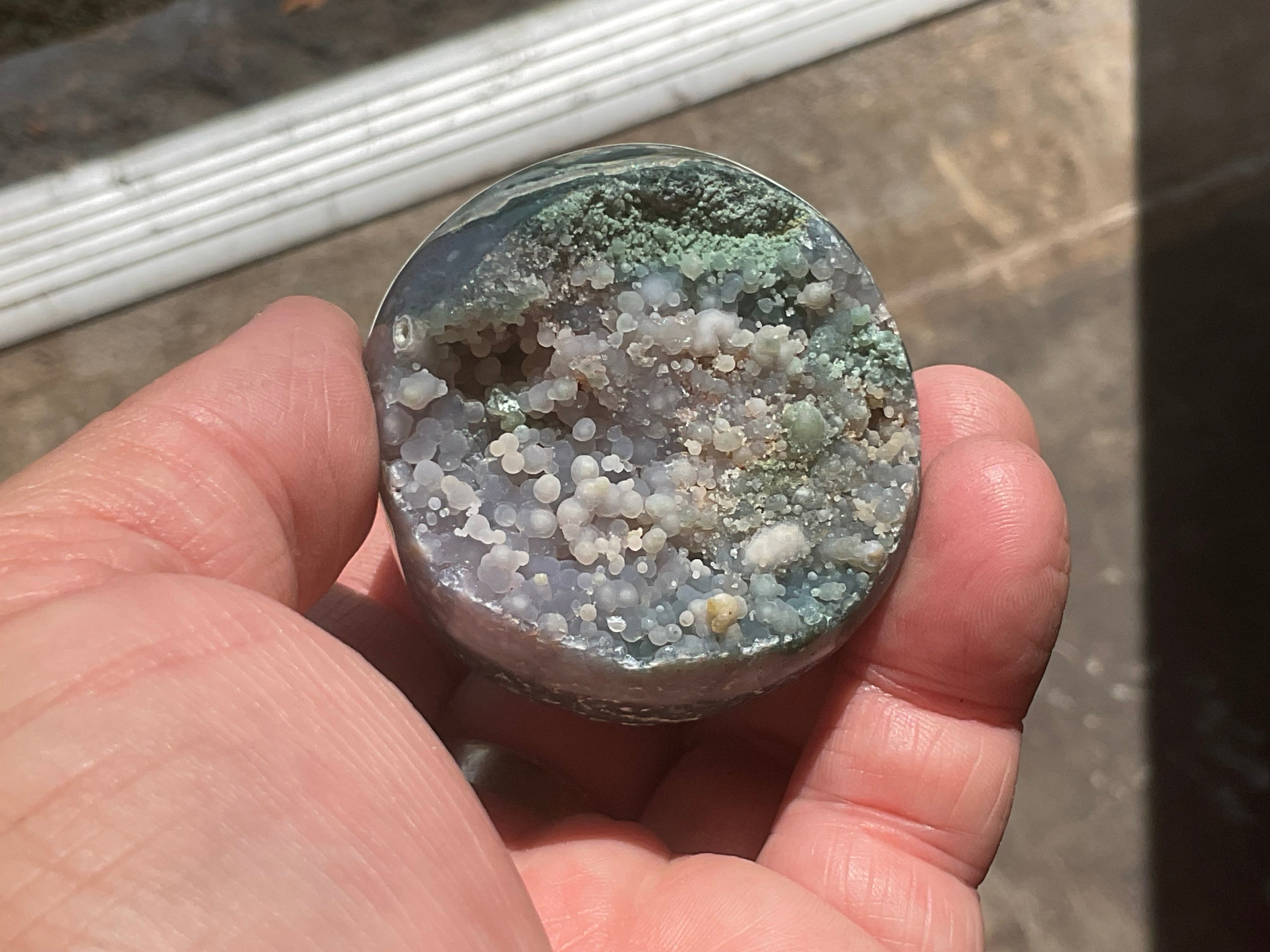 126g Grape Agate Sphere 1A