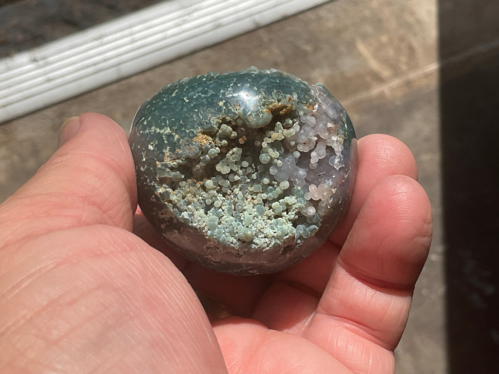 126g Grape Agate Sphere 1A