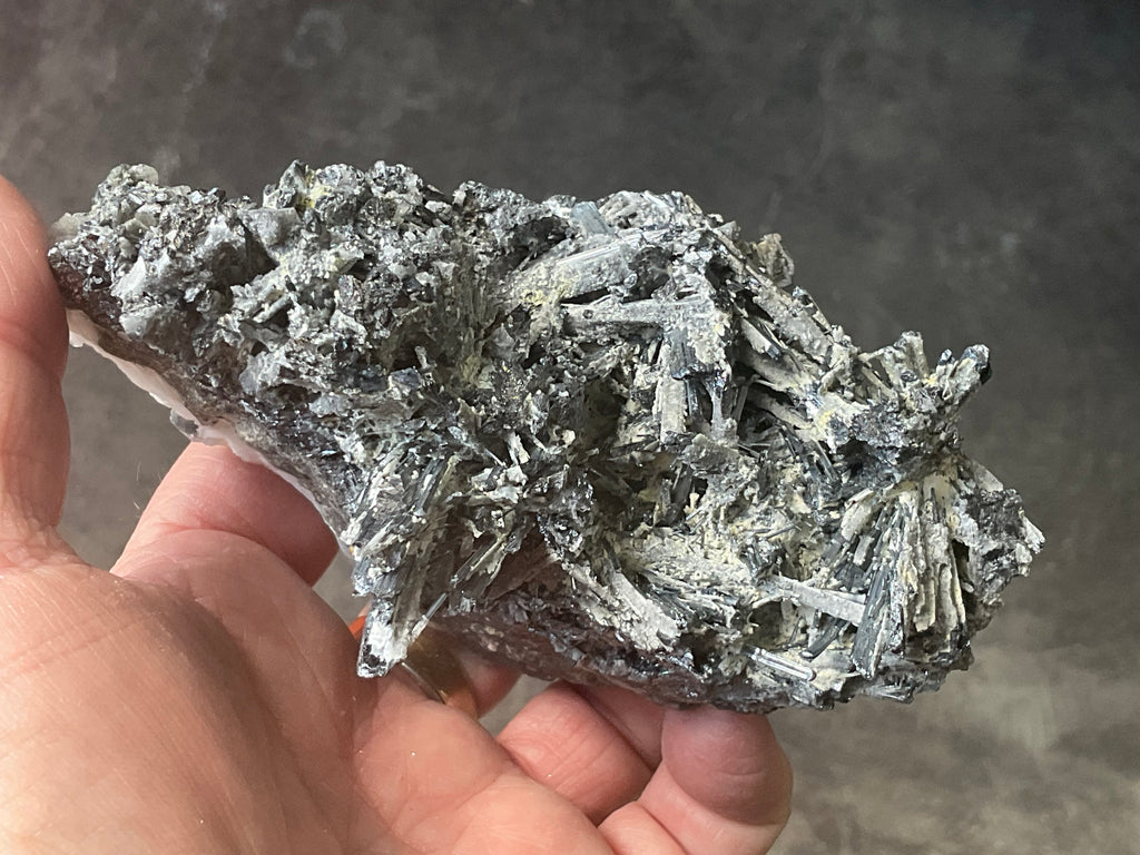 480g Stibnite in Quartz Specimen 2C