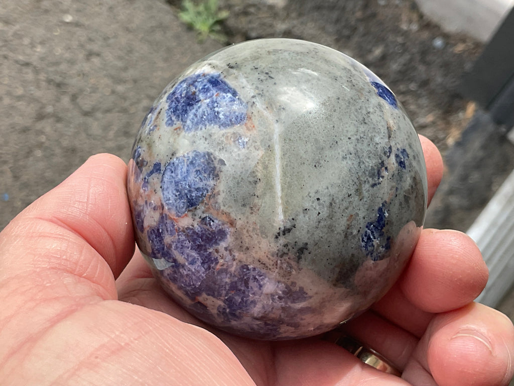 328g Sodalite Sphere C