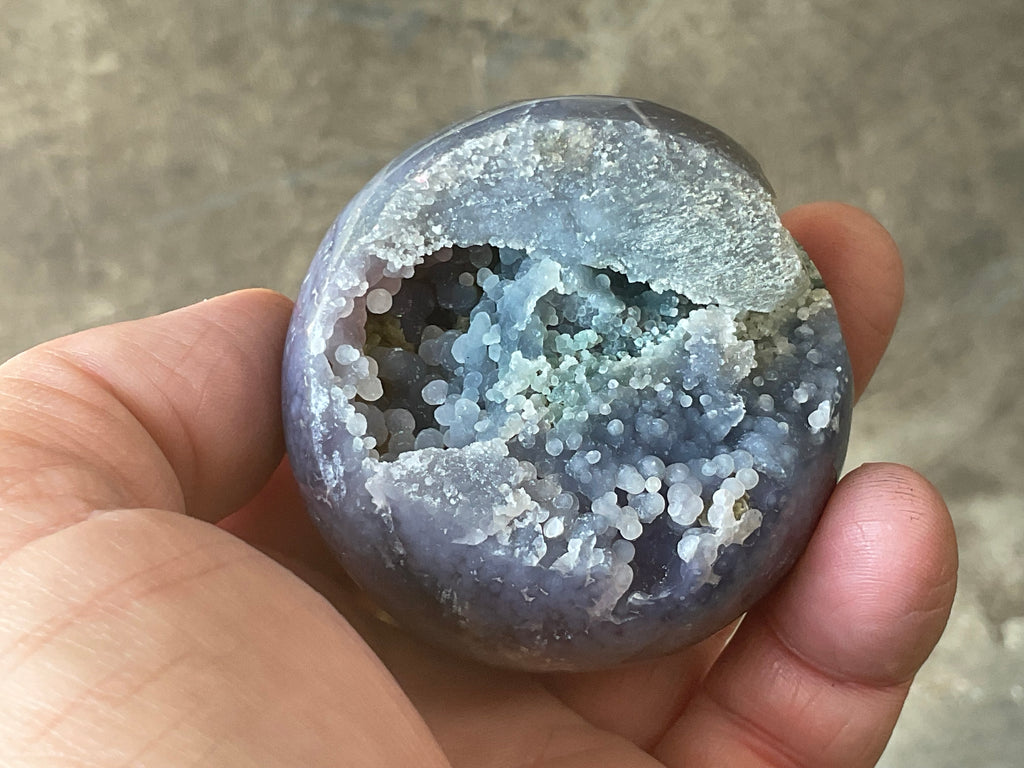 162g Grape Agate Sphere 1B