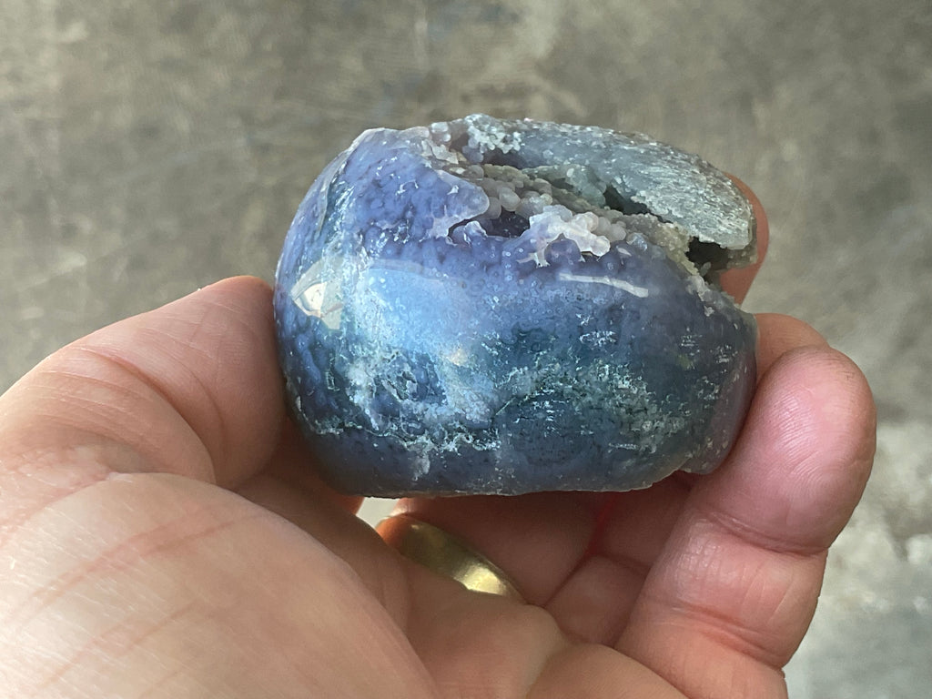 162g Grape Agate Sphere 1B