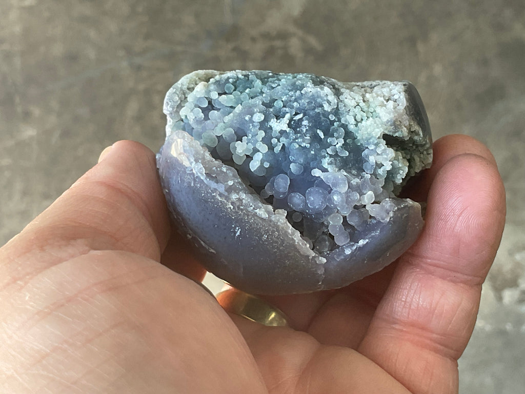 162g Grape Agate Sphere 1B