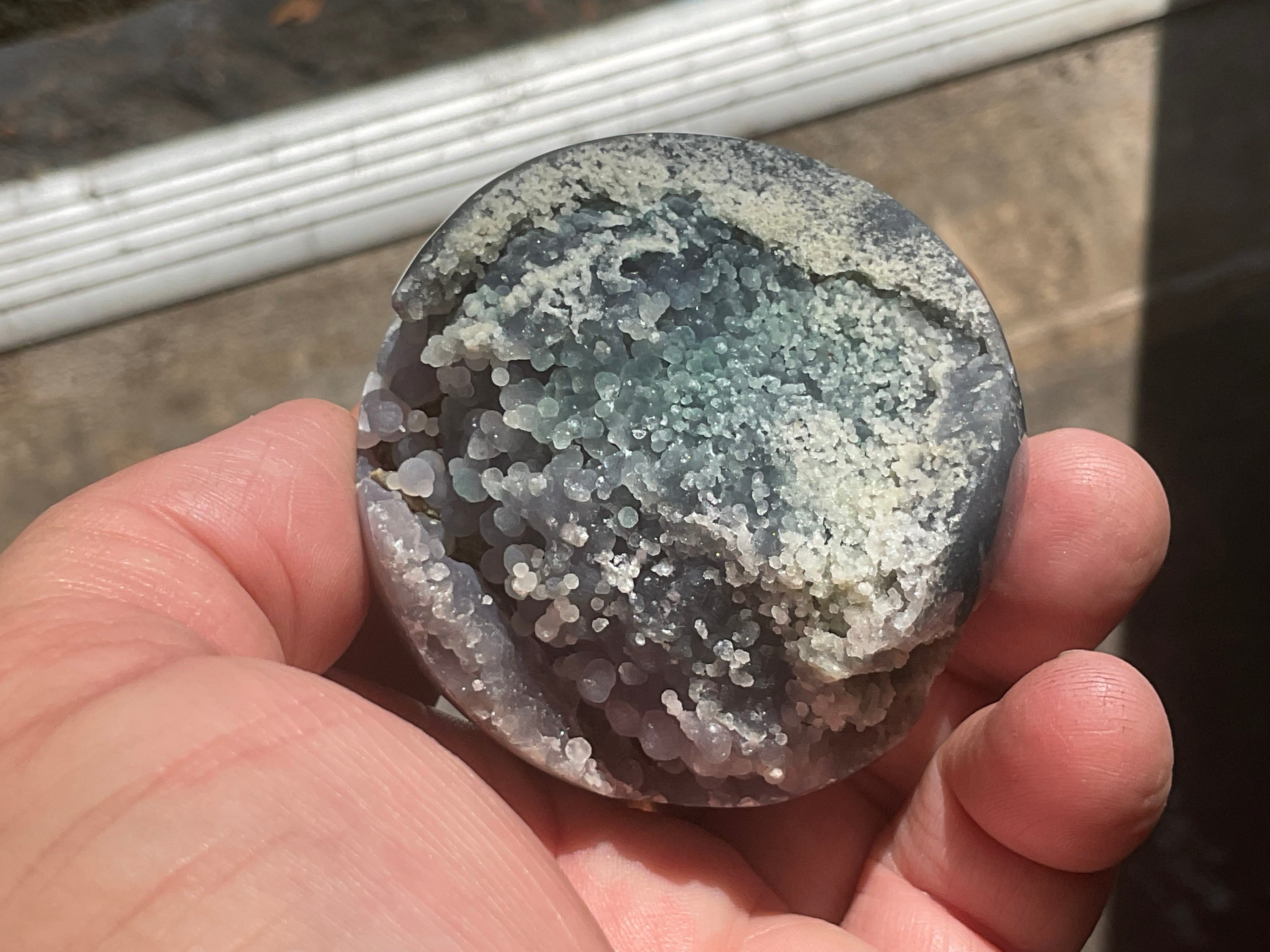 162g Grape Agate Sphere 1B