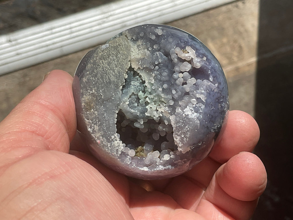 162g Grape Agate Sphere 1B