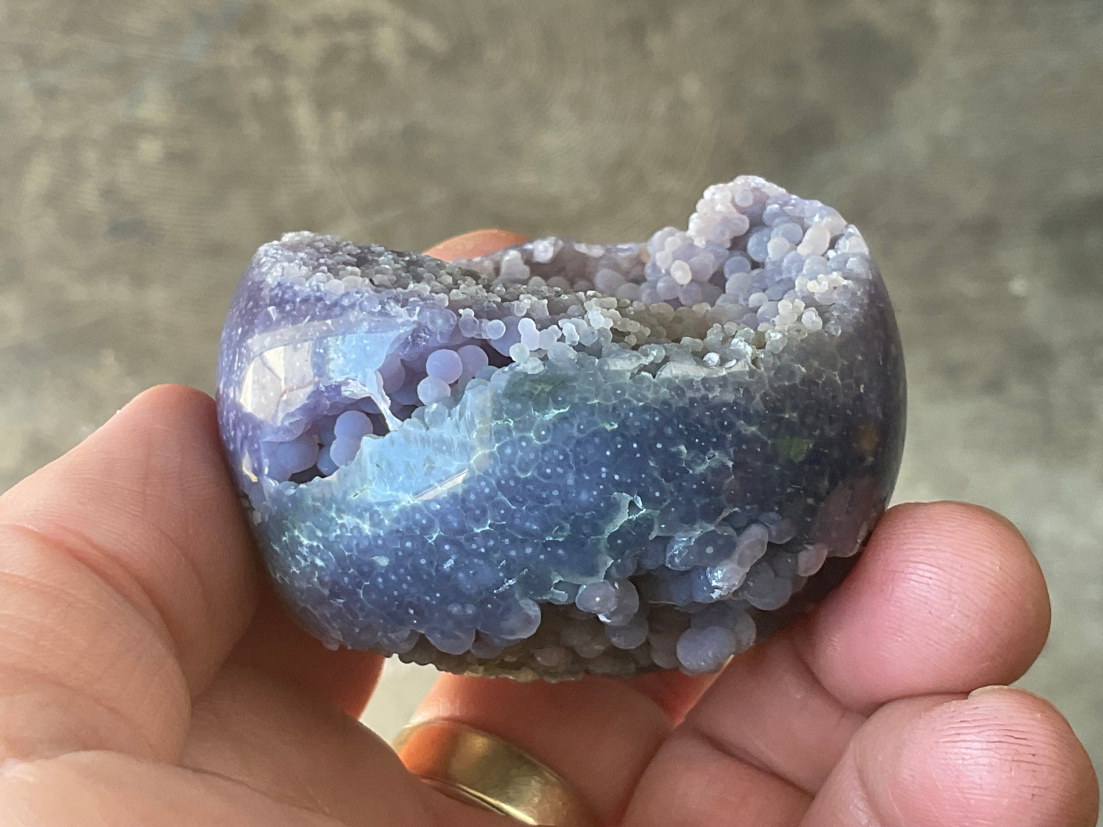 172g Grape Agate Sphere 2A