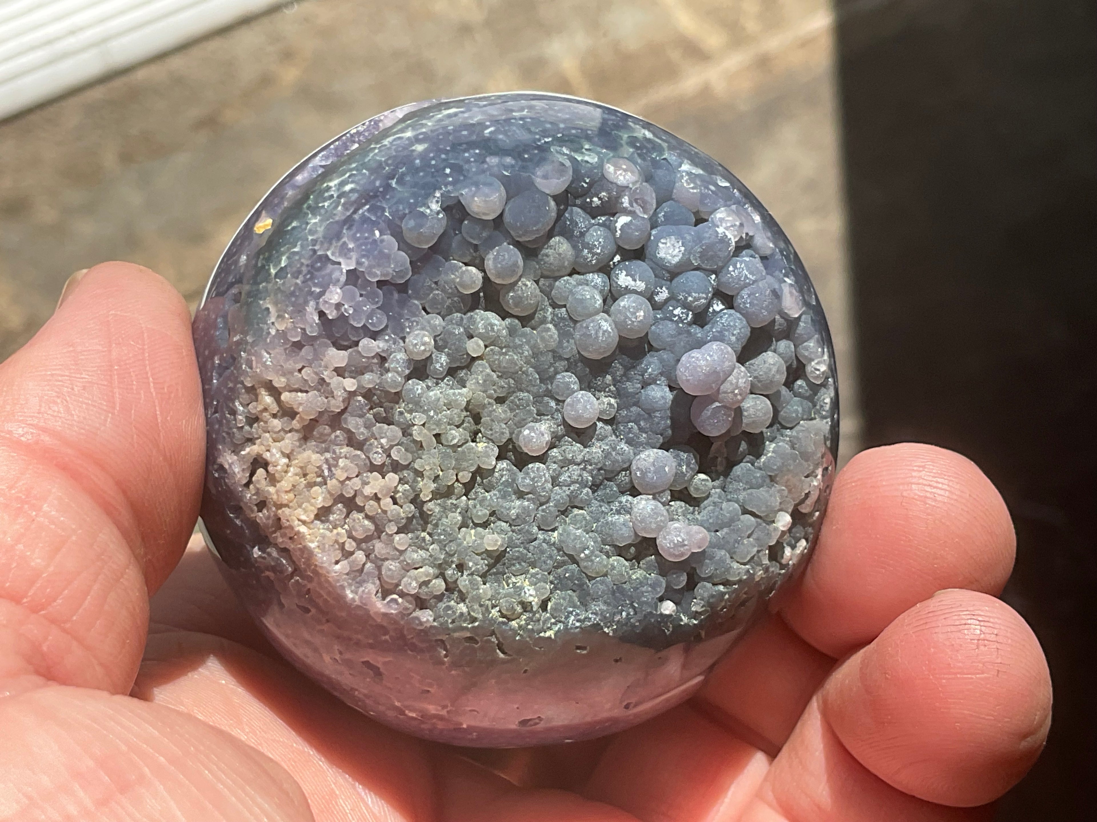 172g Grape Agate Sphere 2A