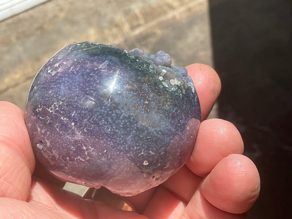 172g Grape Agate Sphere 2A