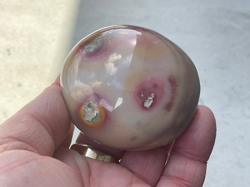 157g Polychrome Jasper Palmstone 17B