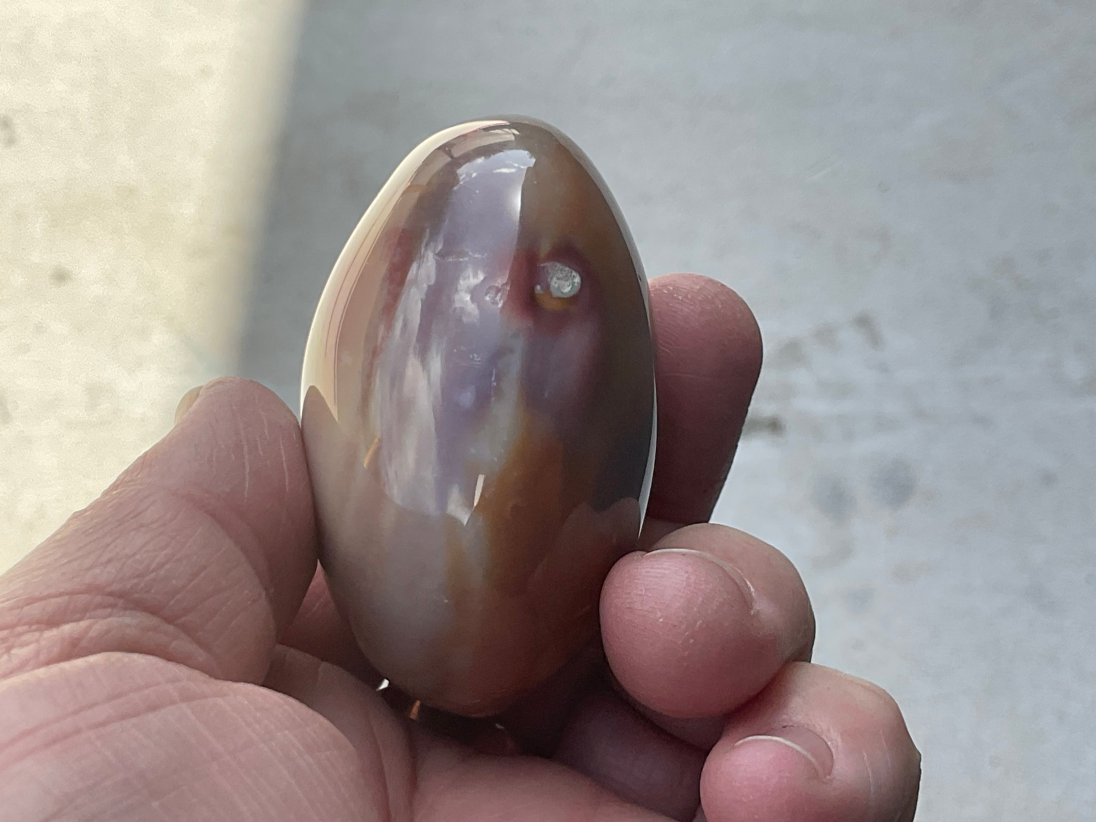 157g Polychrome Jasper Palmstone 17B