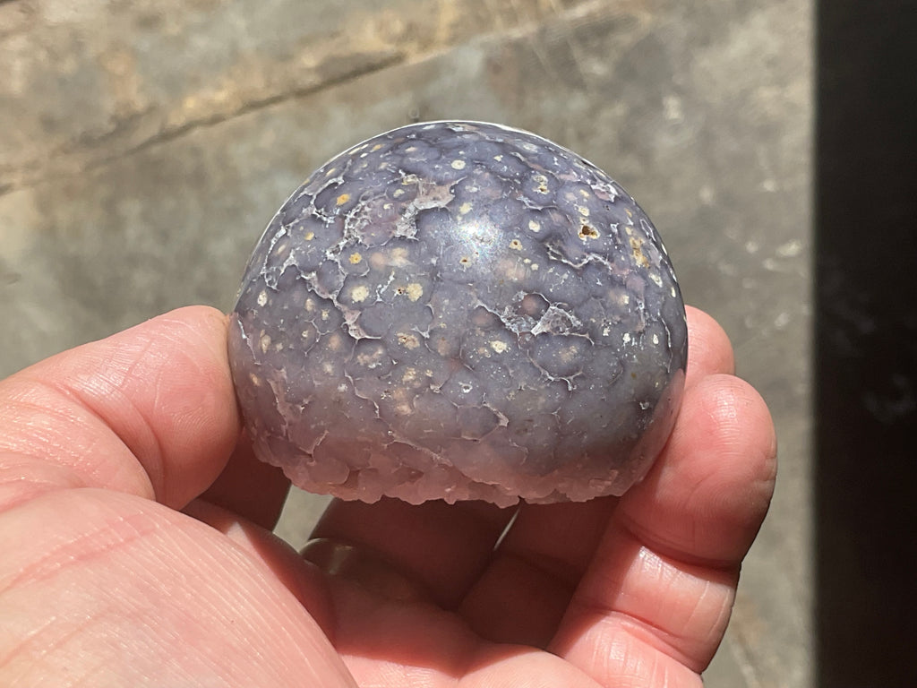192g Grape Agate Sphere 3B