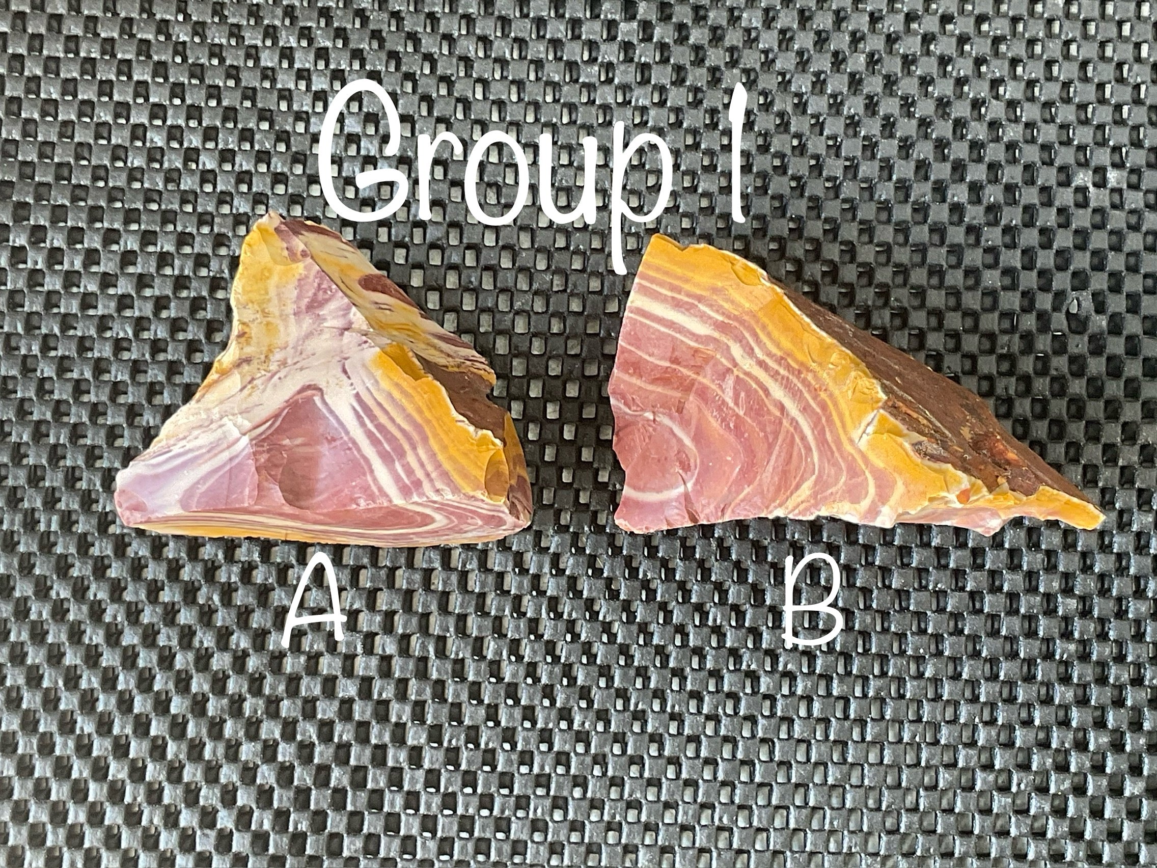 156g Banded Mookaite Rough Piece 1A