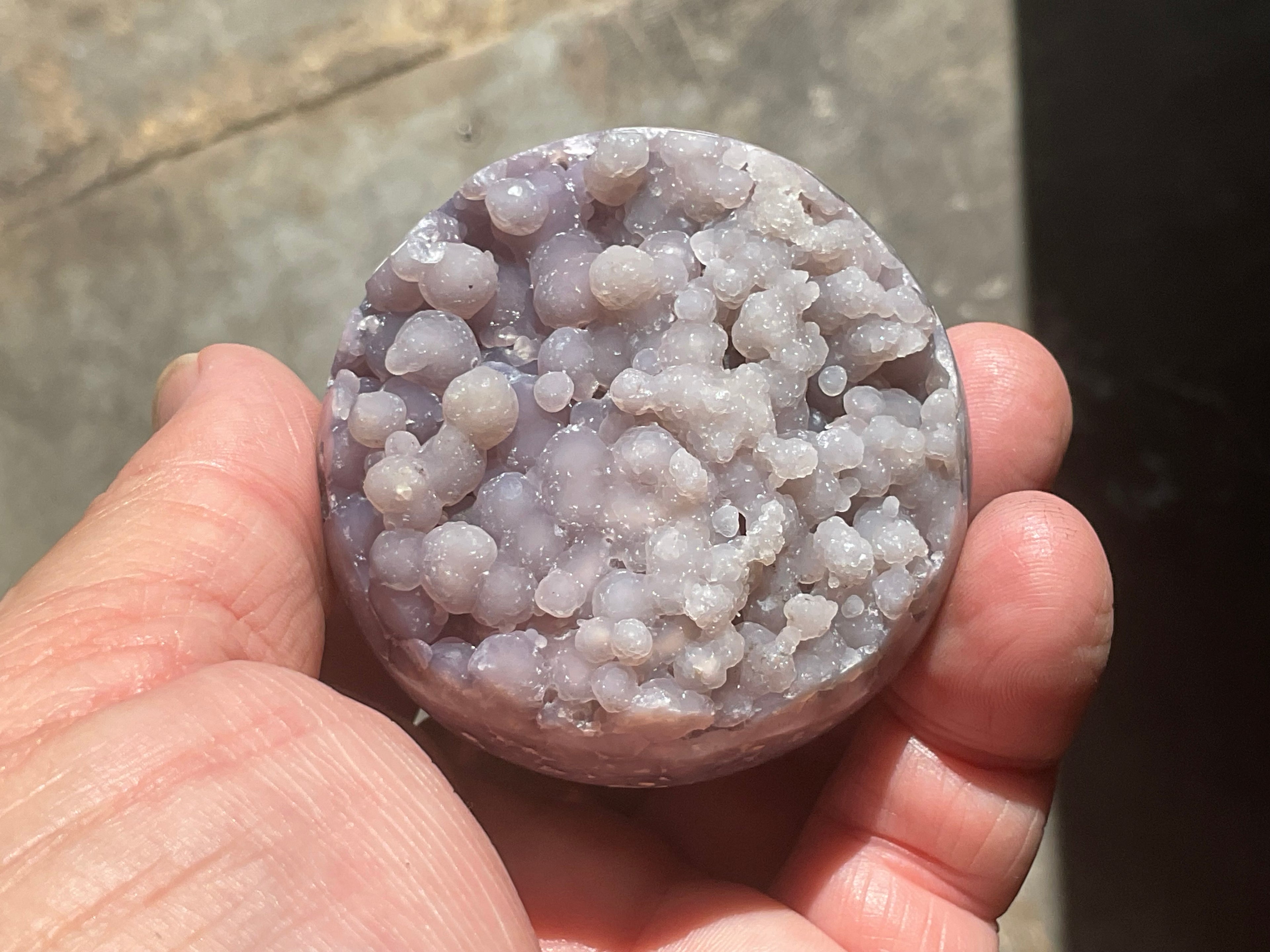 192g Grape Agate Sphere 3B