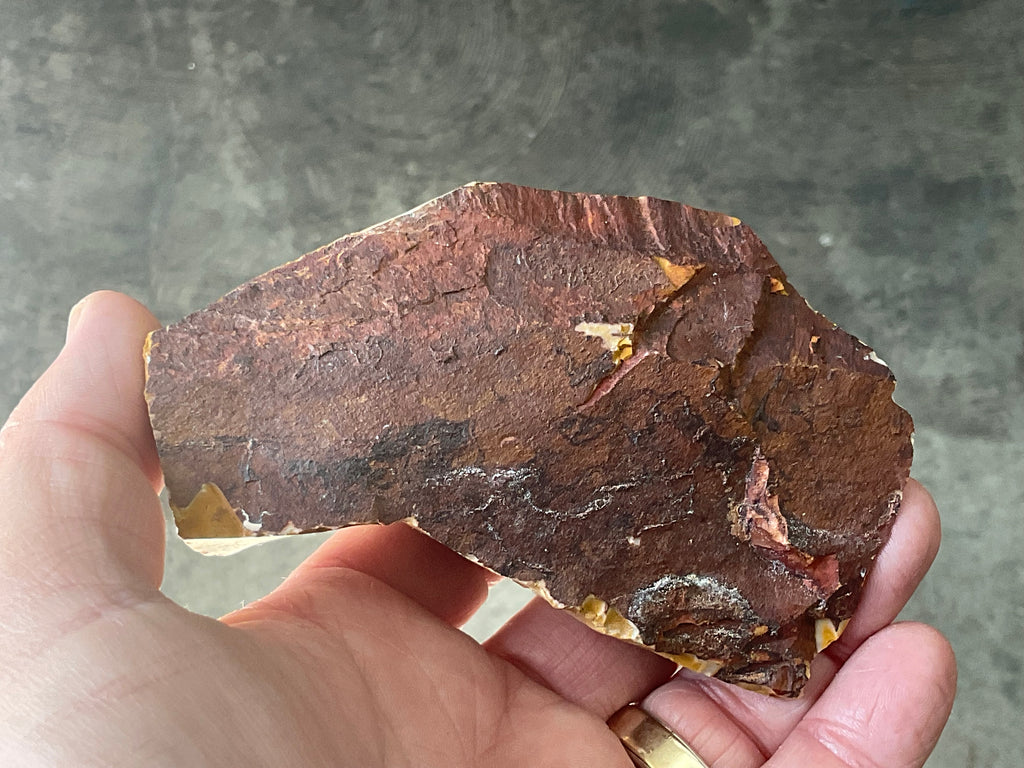 252g Banded Mookaite Rough Piece 1B