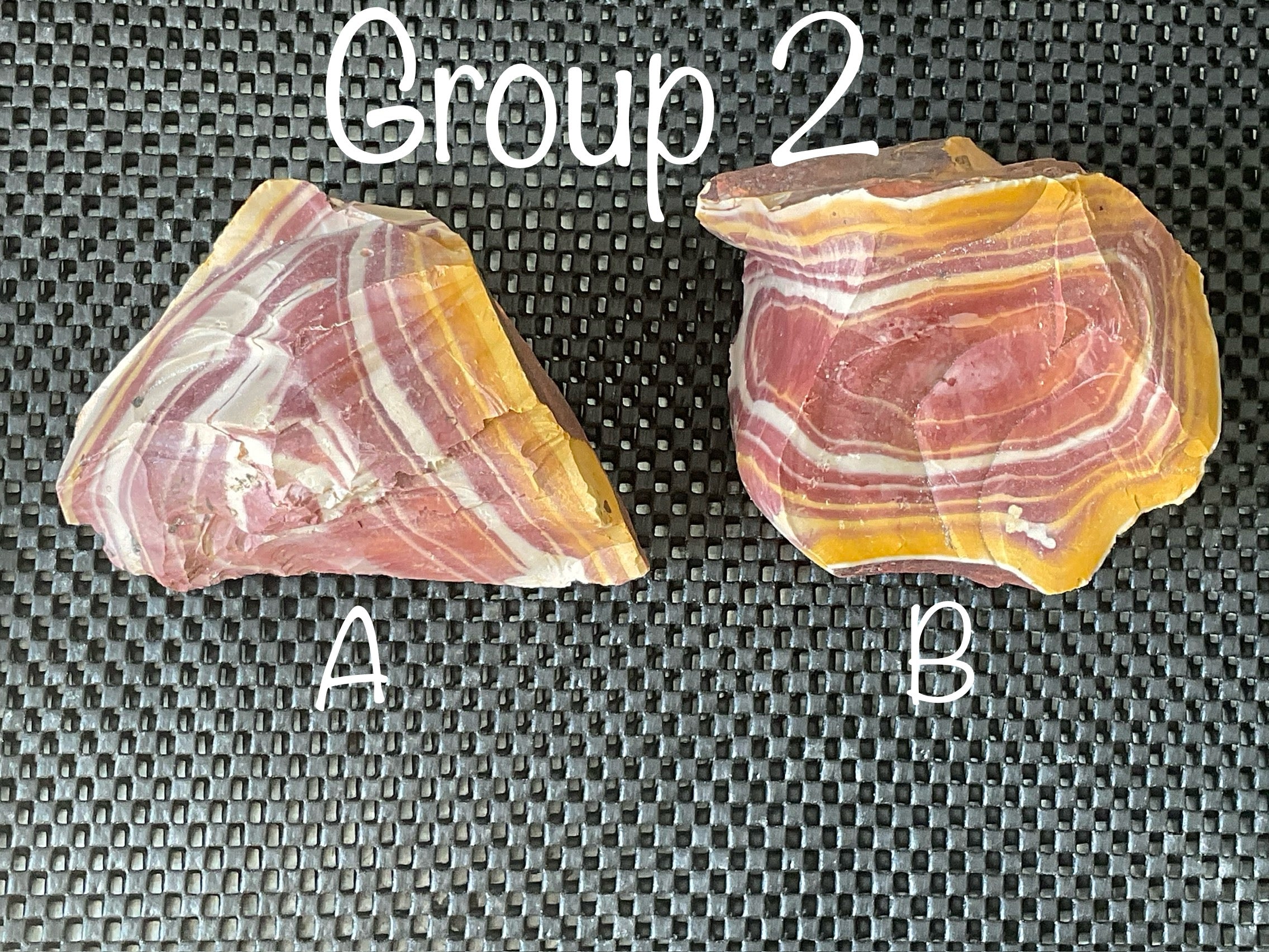 538g Banded Mookaite Rough Piece 2B