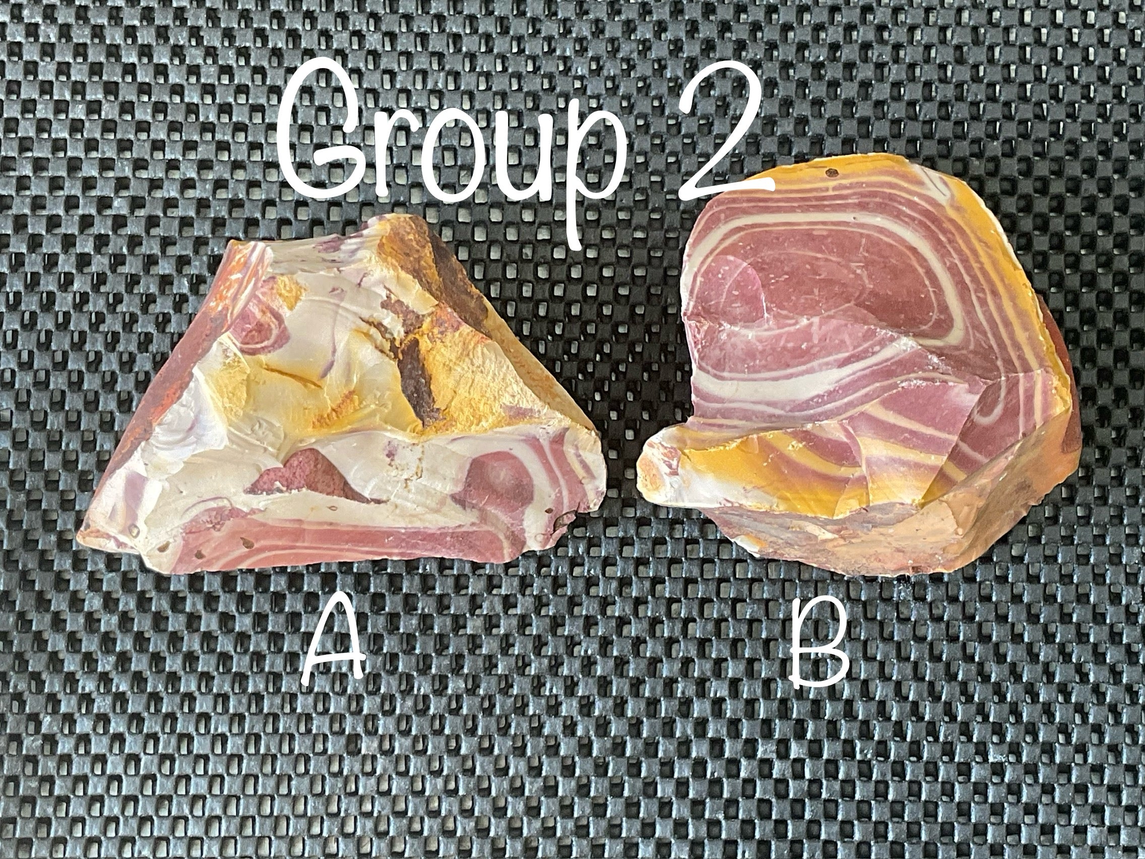 538g Banded Mookaite Rough Piece 2B