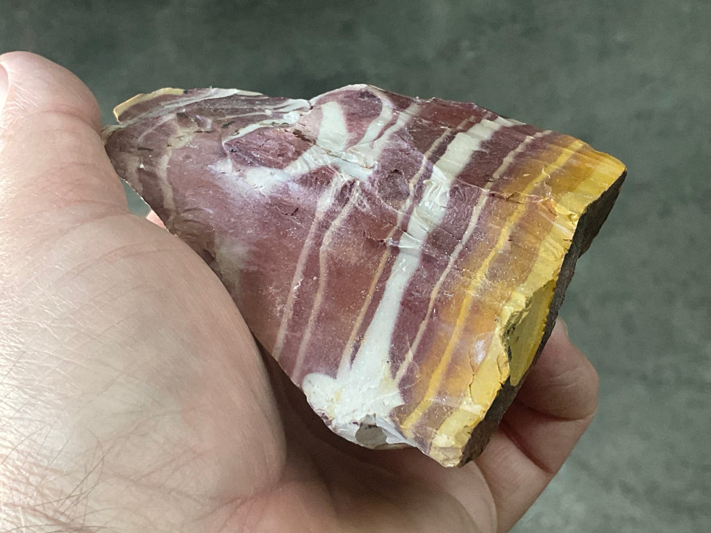 322g Banded Mookaite Rough Piece 2A