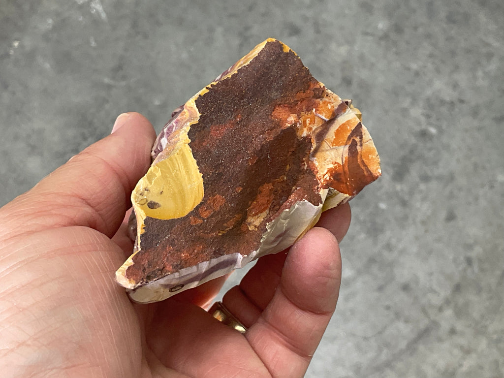 322g Banded Mookaite Rough Piece 2A
