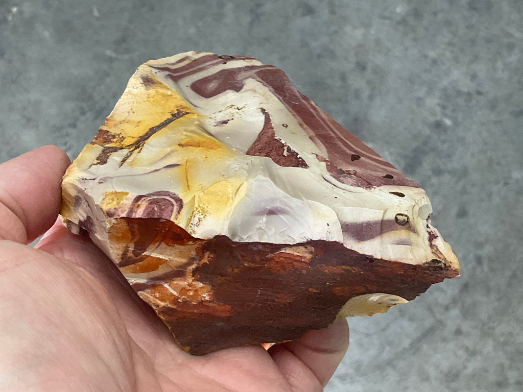 322g Banded Mookaite Rough Piece 2A